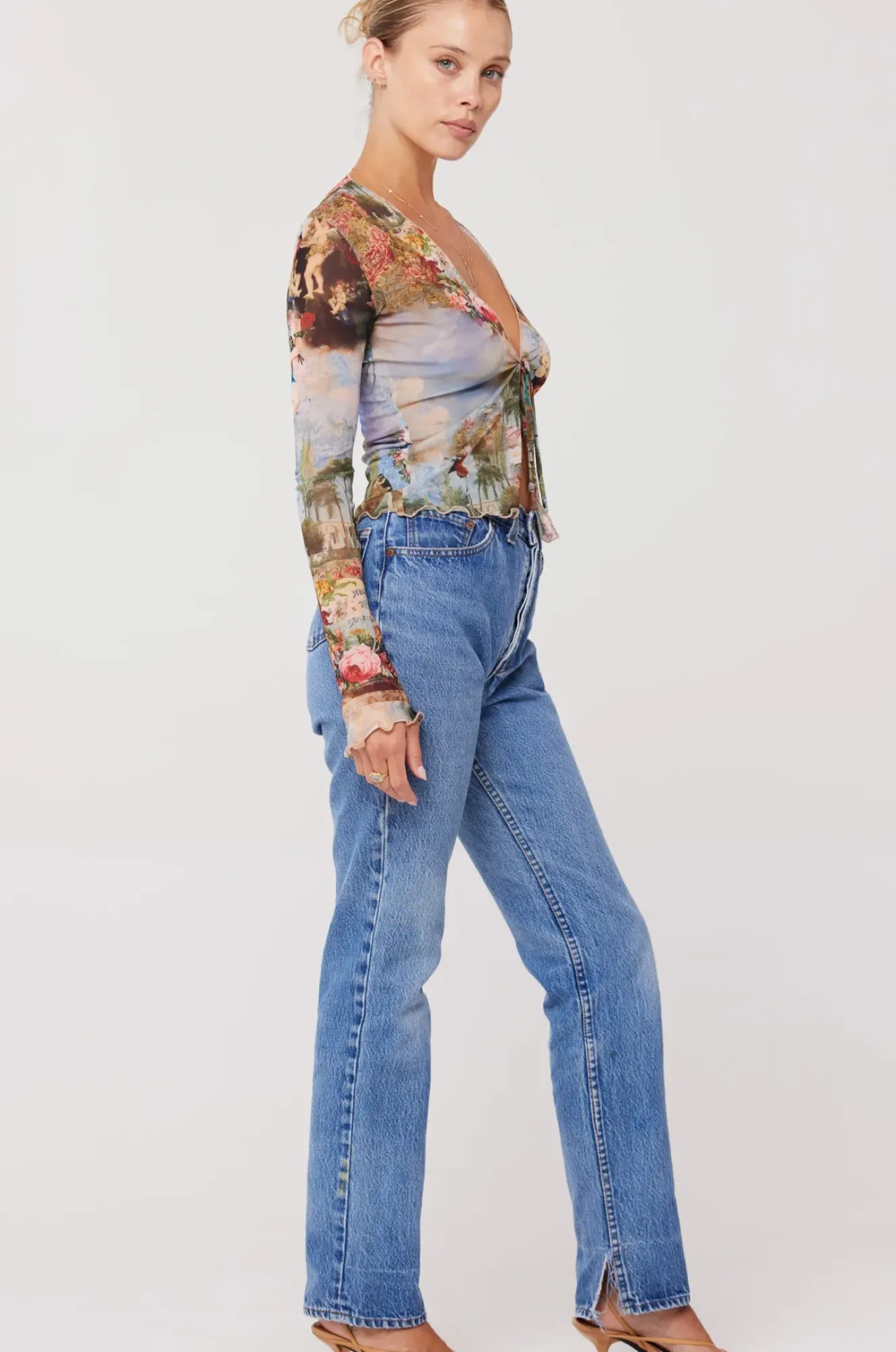RESA Aliyah Mesh Top In Shakespeare Clearance
