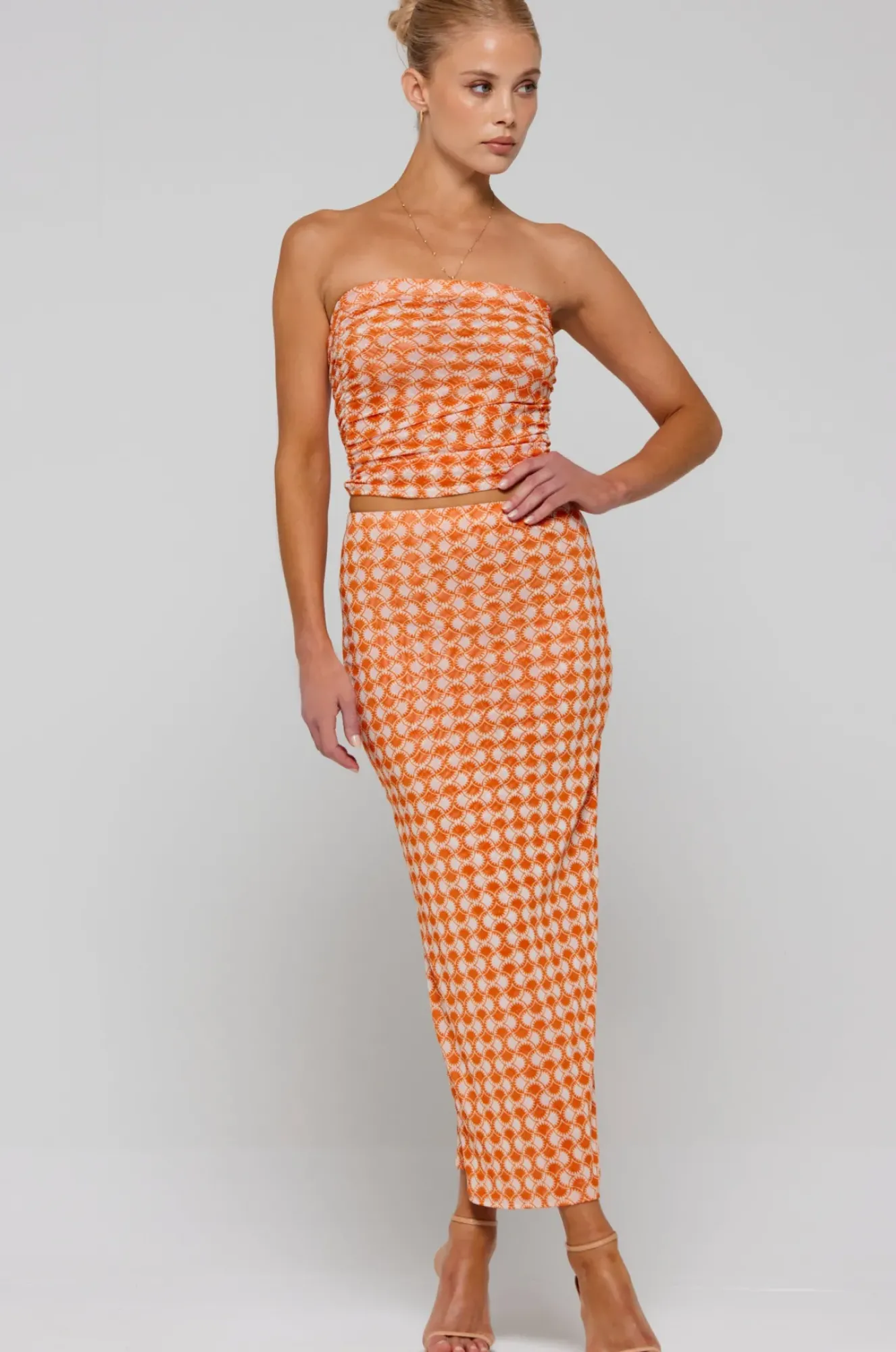 RESA Bonnie Mesh Top In Solstice Cheap