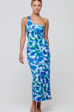 RESA Caley Dress In Aqua Sale