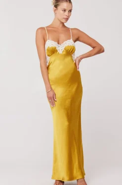 RESA Celine Dress In Gold Outlet