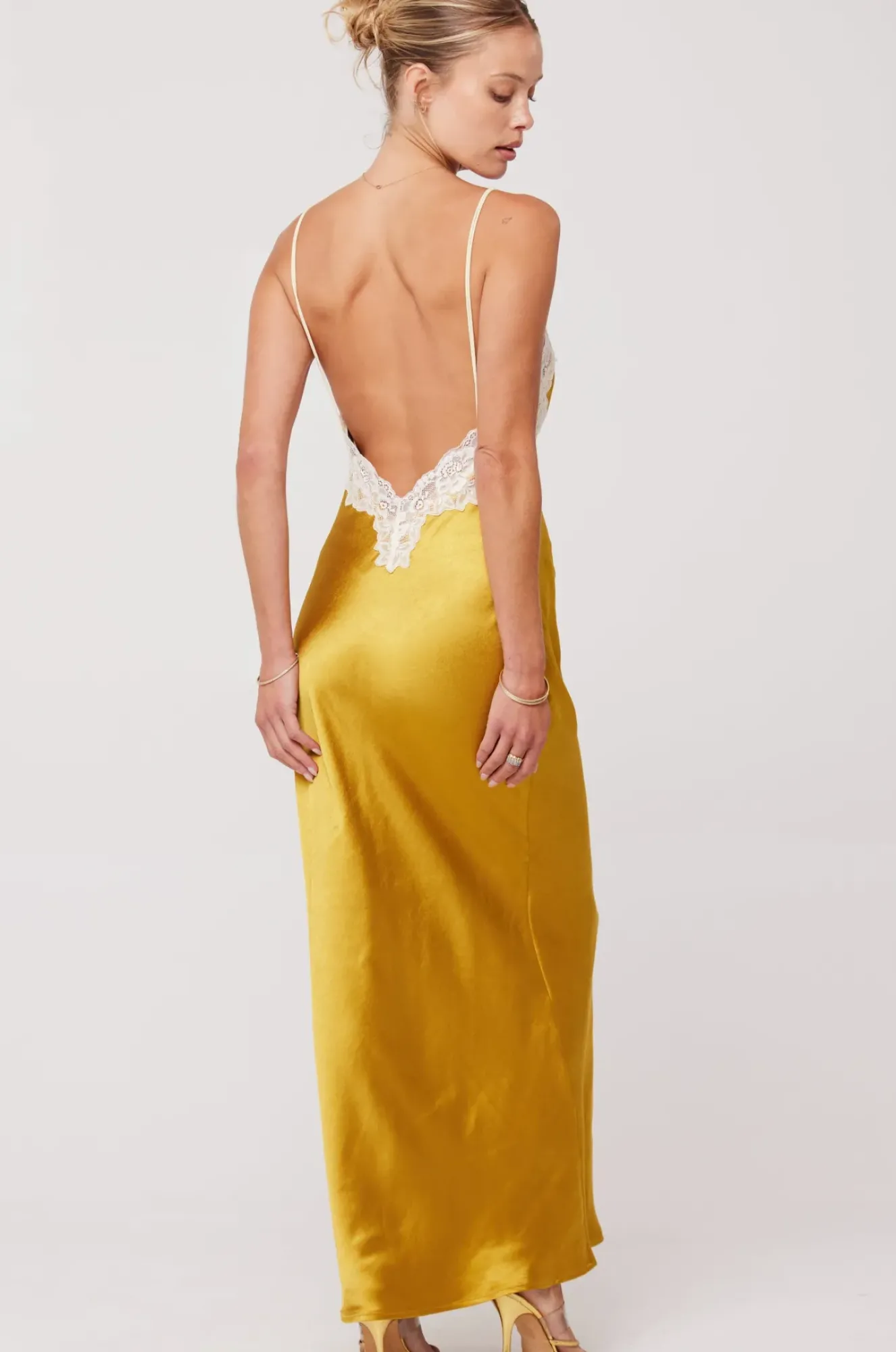 RESA Celine Dress In Gold Outlet