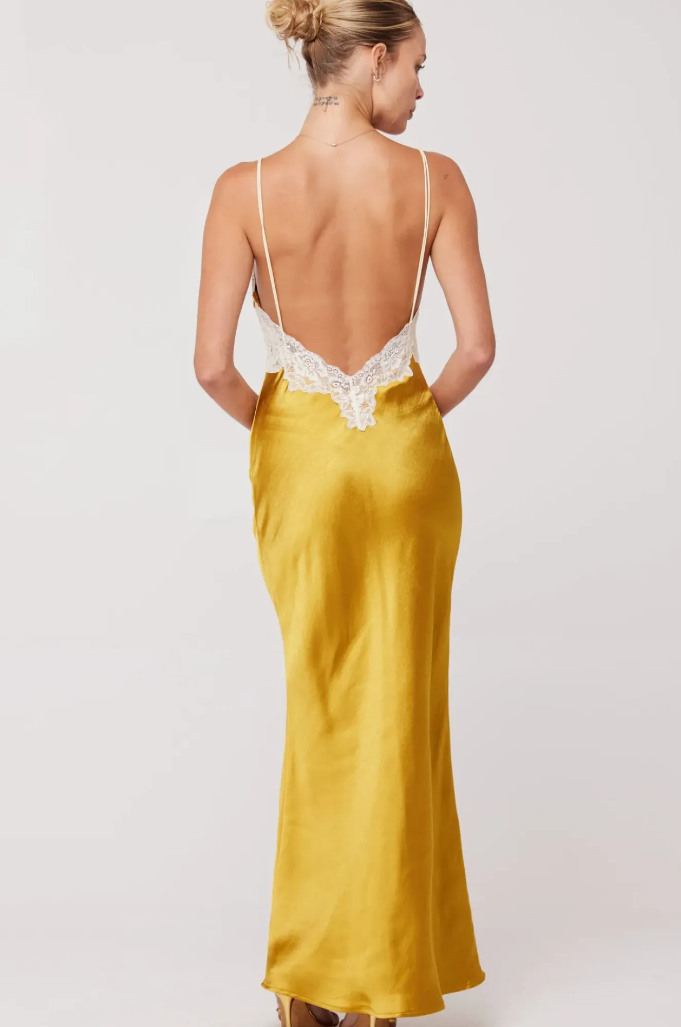 RESA Celine Dress In Gold Outlet