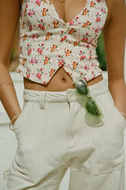 RESA Elsa Cargo Pant In Cream Best Sale