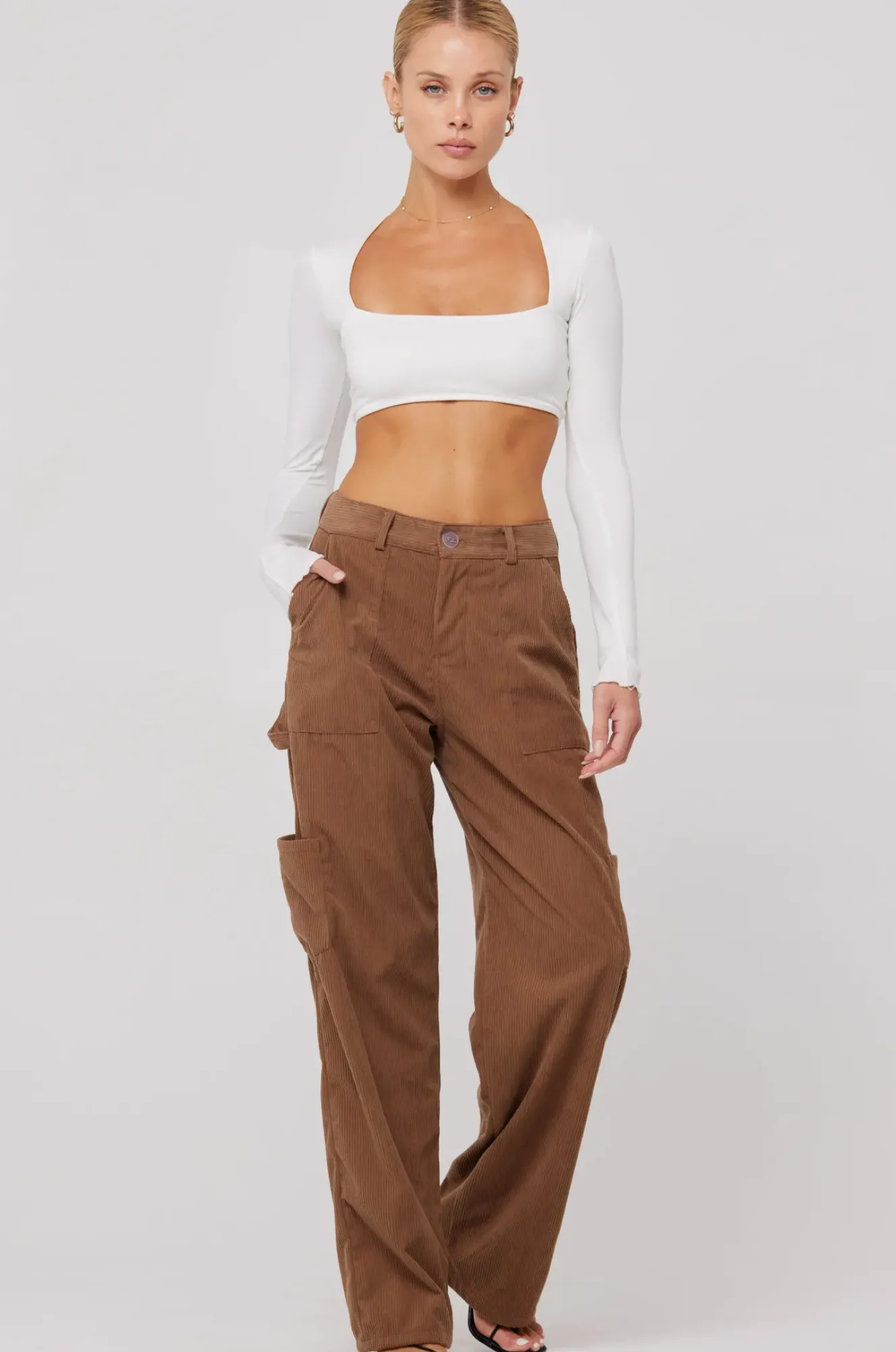 RESA Elsa Cargo Pant In Espresso New