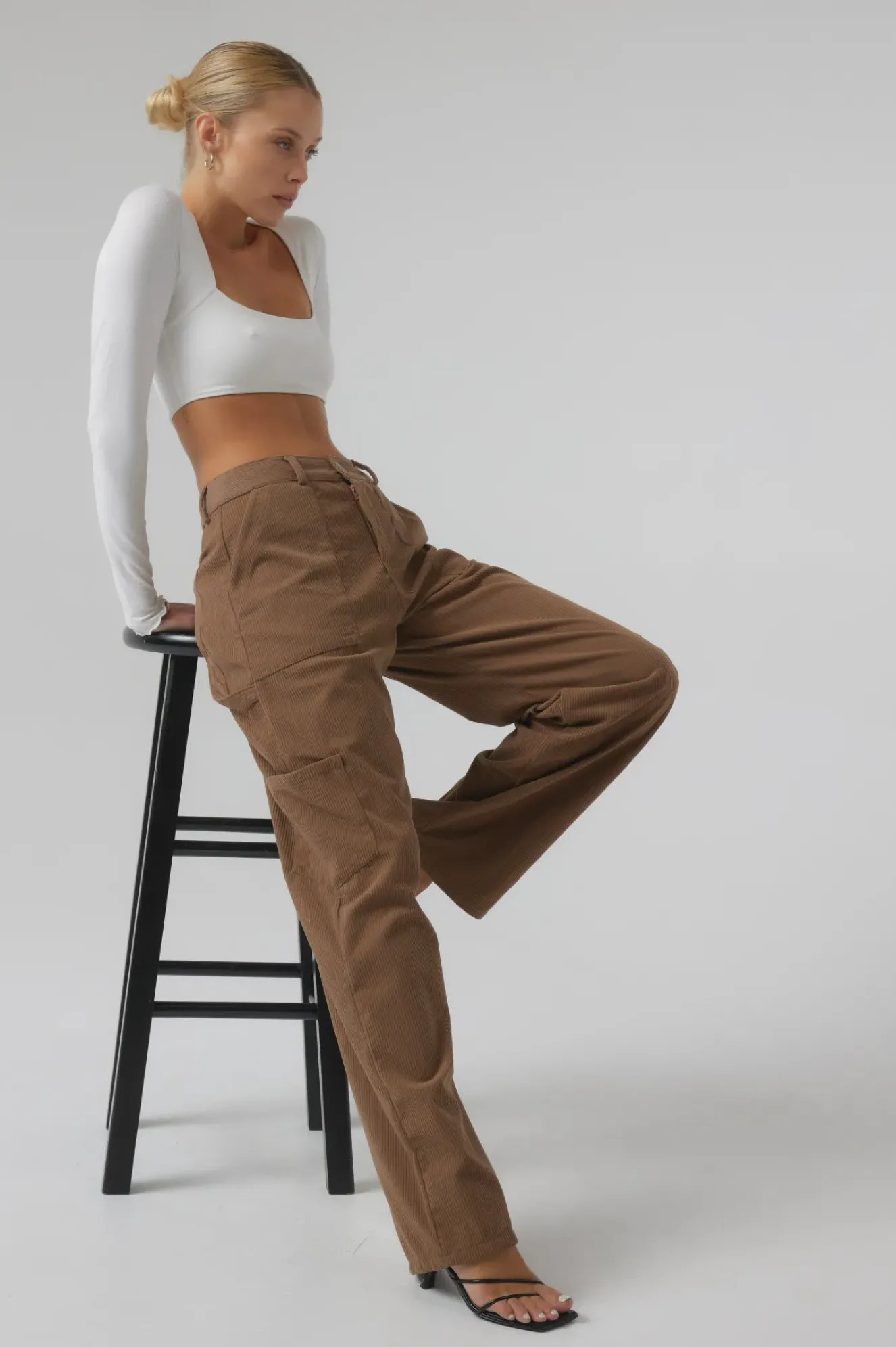 RESA Elsa Cargo Pant In Espresso New
