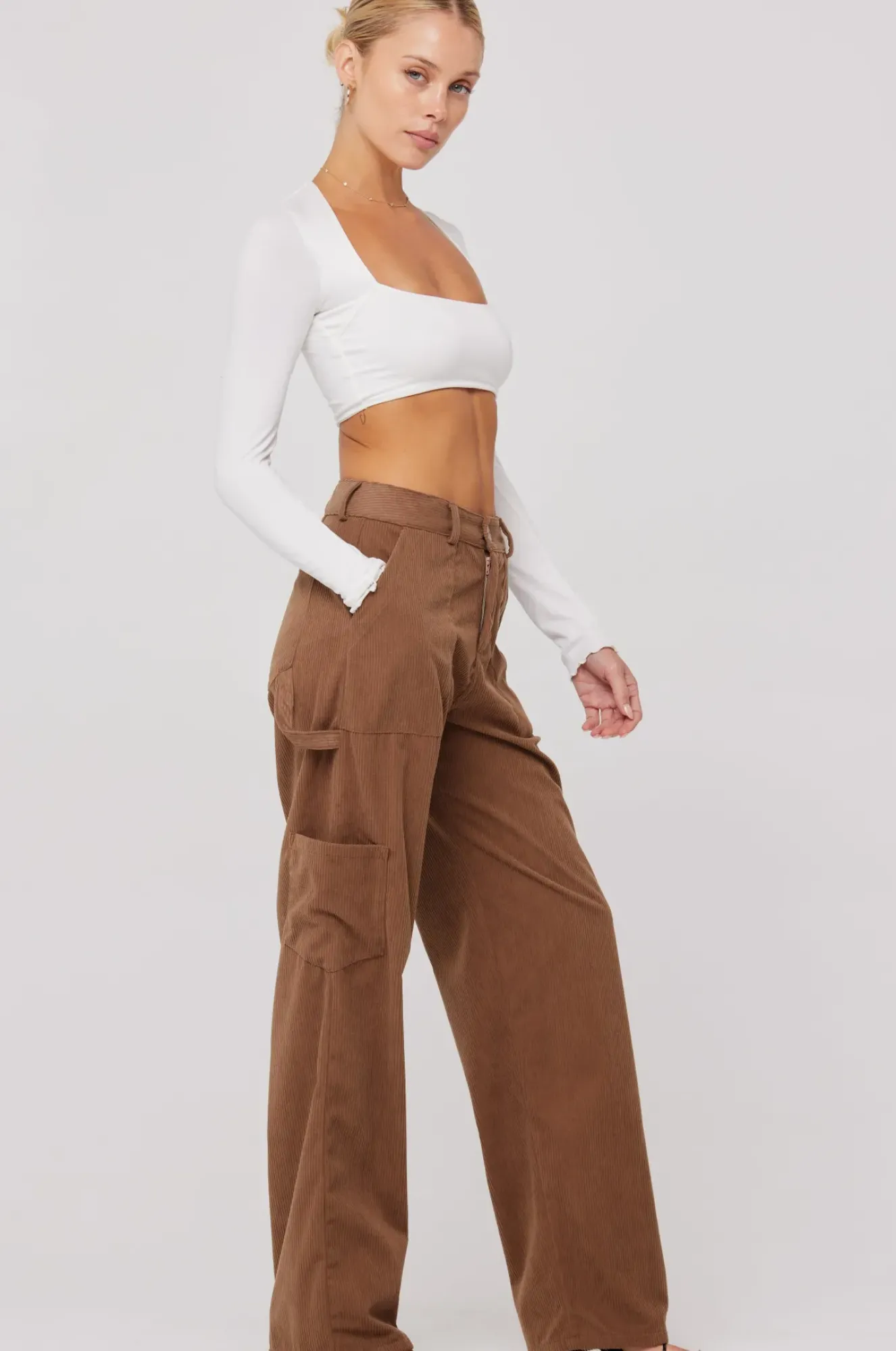 RESA Elsa Cargo Pant In Espresso New