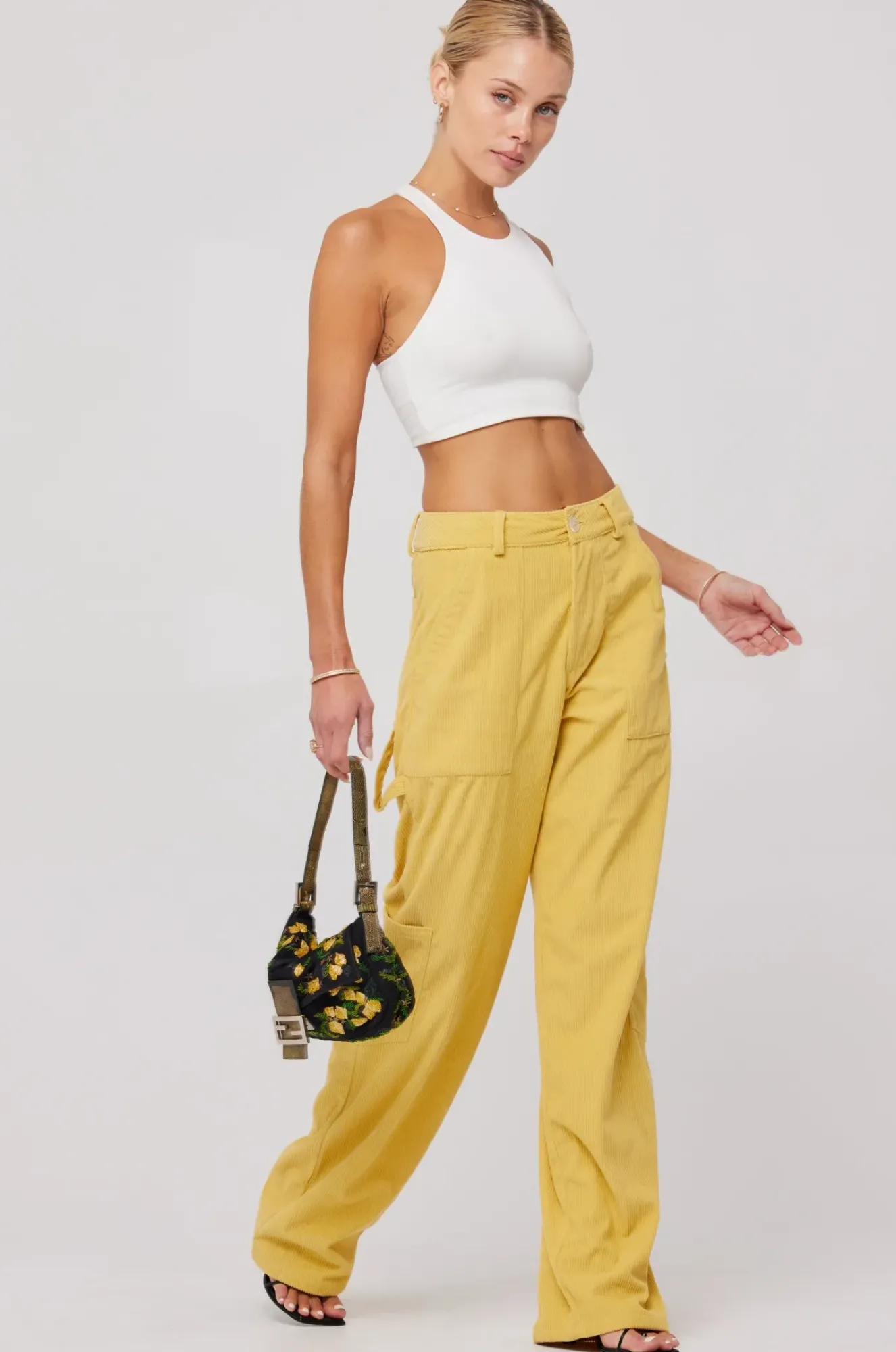 RESA Elsa Cargo Pant In Mustard Clearance