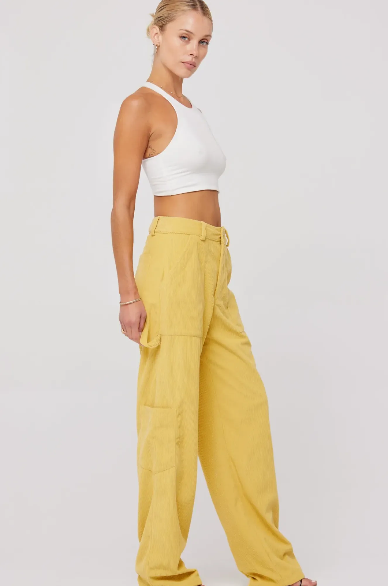 RESA Elsa Cargo Pant In Mustard Clearance
