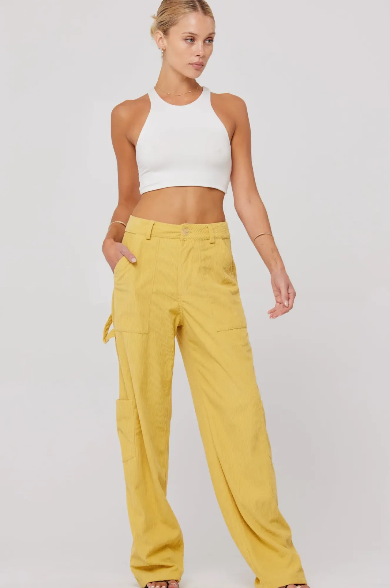 RESA Elsa Cargo Pant In Mustard Clearance