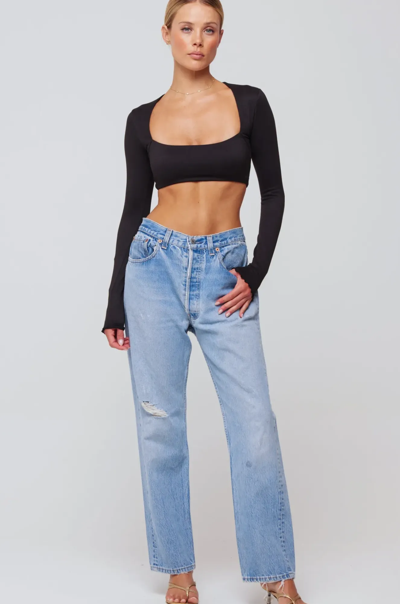RESA Emily Top In Black Clearance