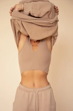 RESA Gunner Sweatshirt In Sand Hot