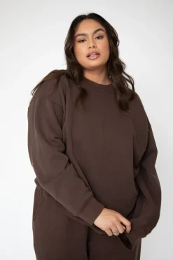 RESA Gunner Sweatshirt In Tobacco Best