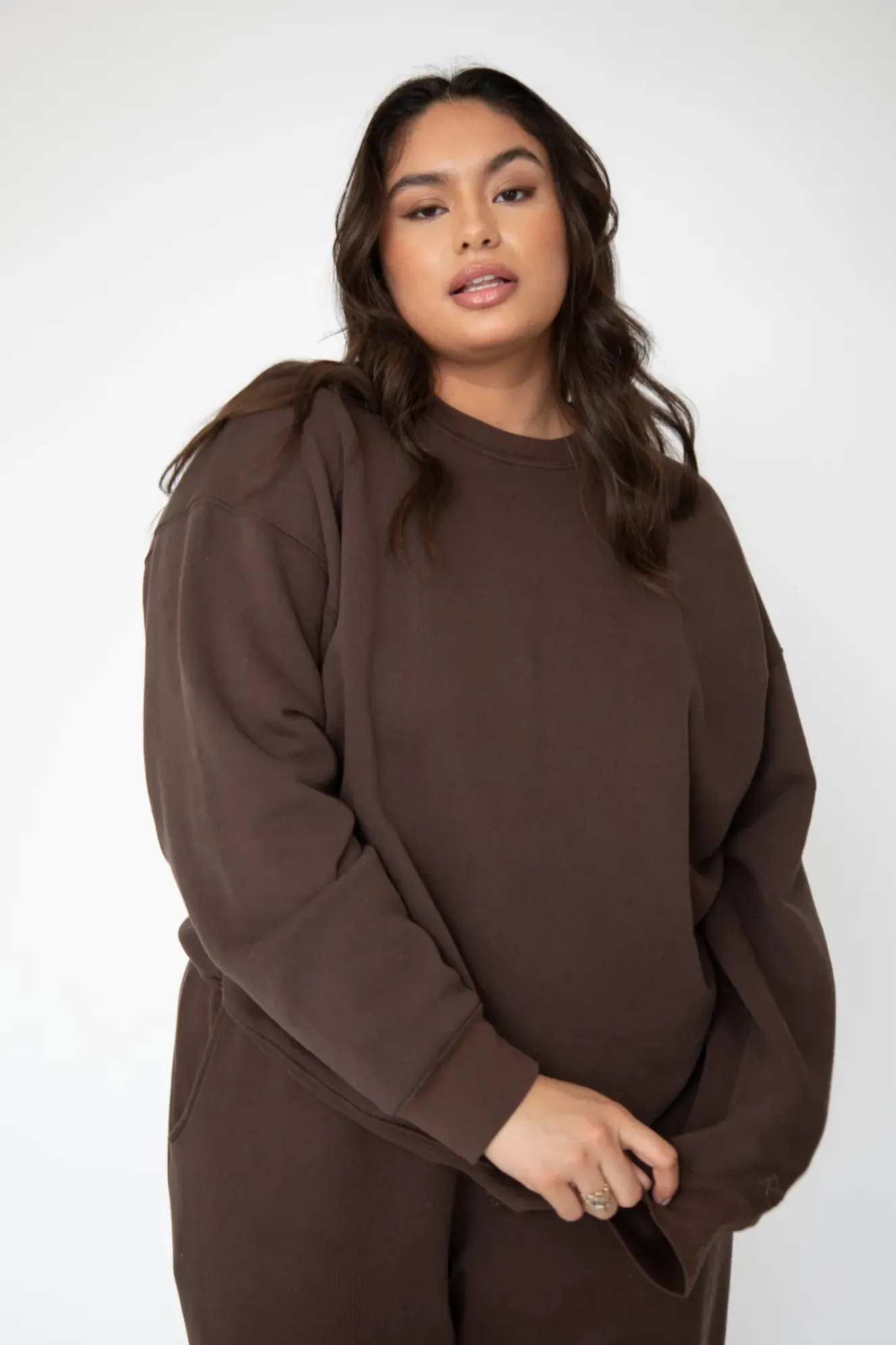 RESA Gunner Sweatshirt In Tobacco Best