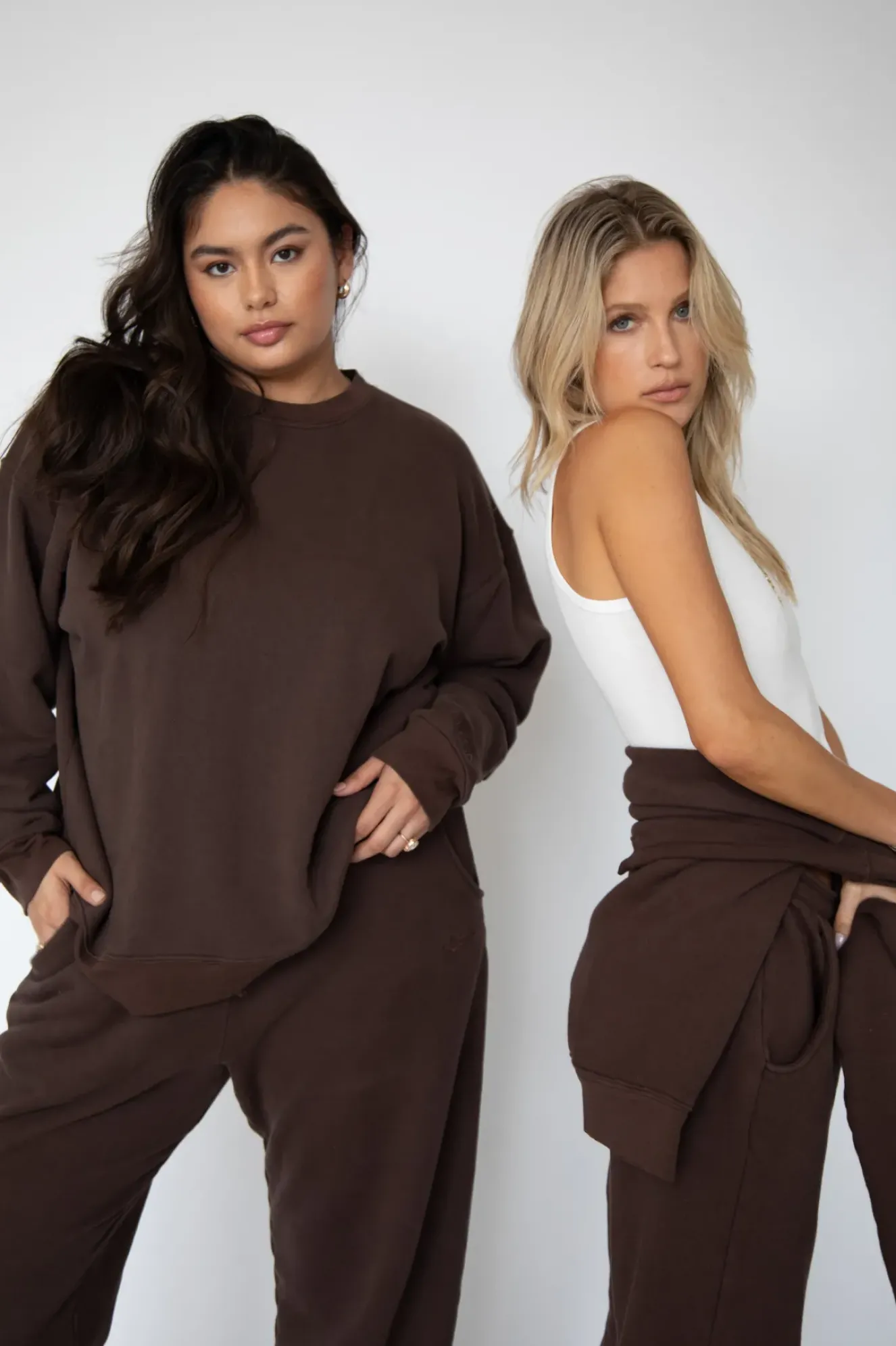 RESA Gunner Sweatshirt In Tobacco Best