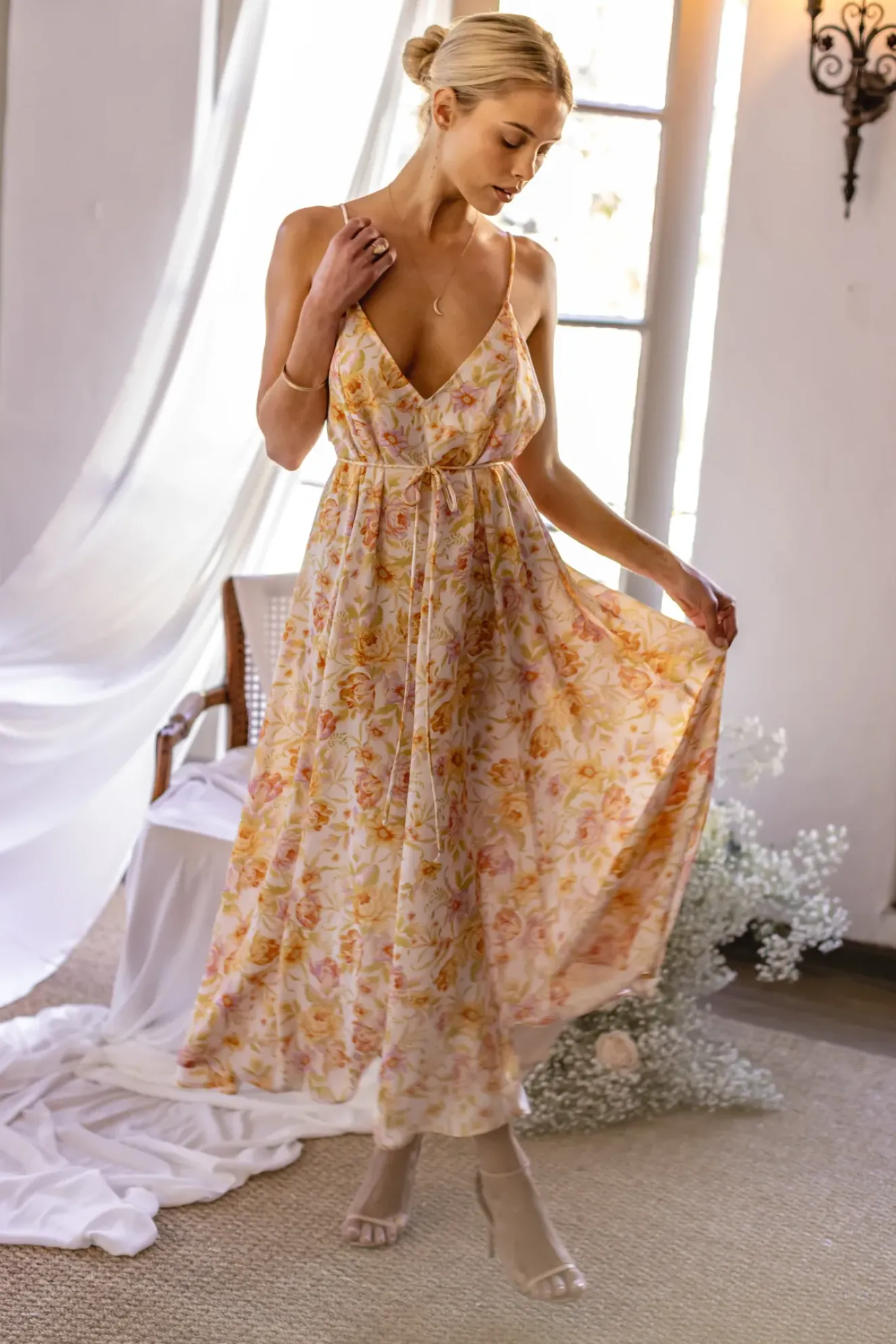RESA Hannah Midi In Gardenia Hot