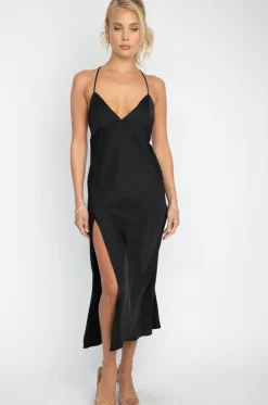 RESA Harper Midi Dress In Black Fashion