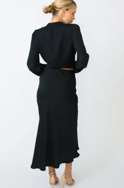 RESA Isla Skirt In Black Best Sale