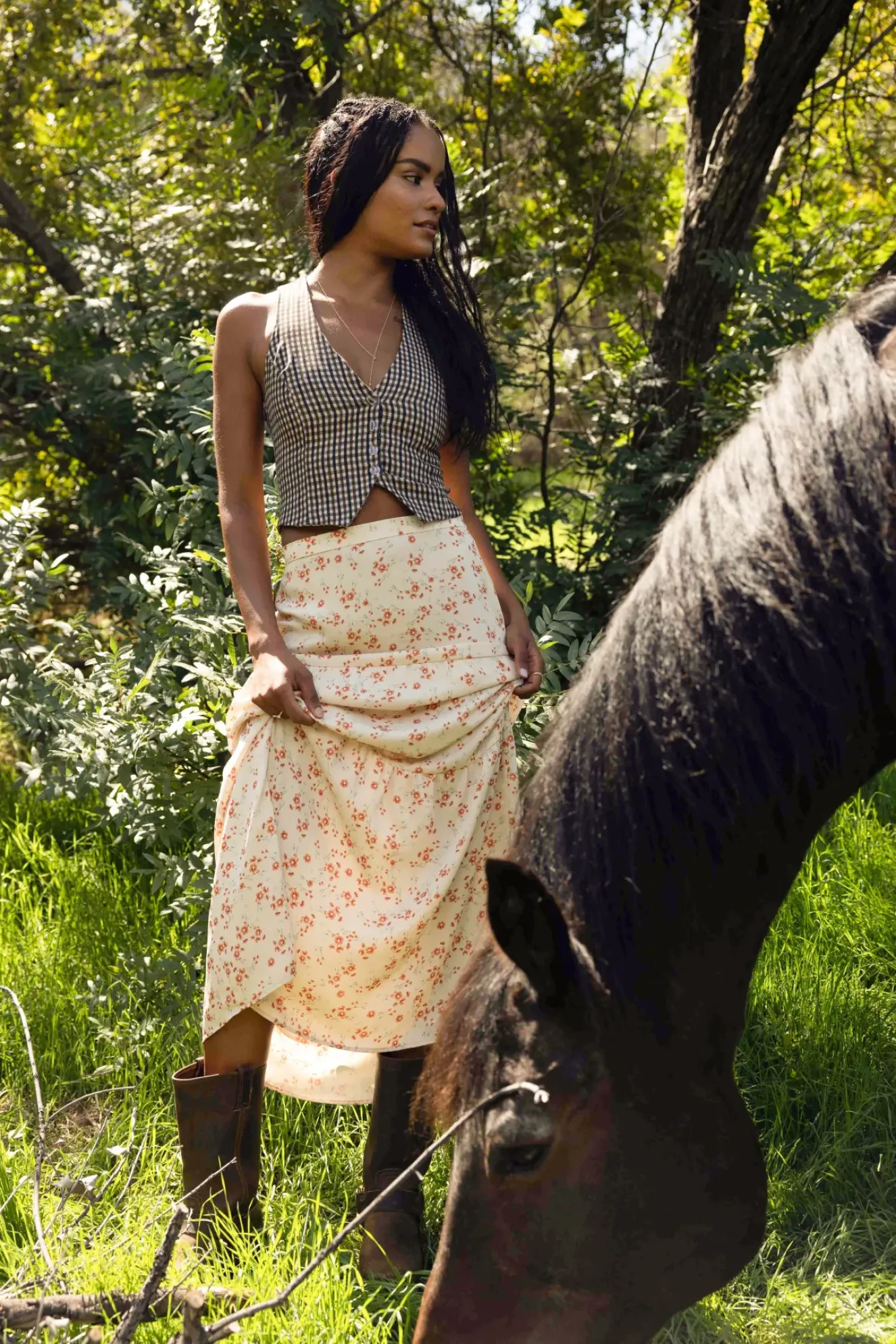 RESA Jamie Skirt In Wildflower Sale