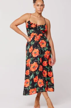 RESA Kaitlyn Midi In Poppy Discount