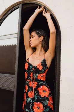 RESA Kaitlyn Midi In Poppy Discount