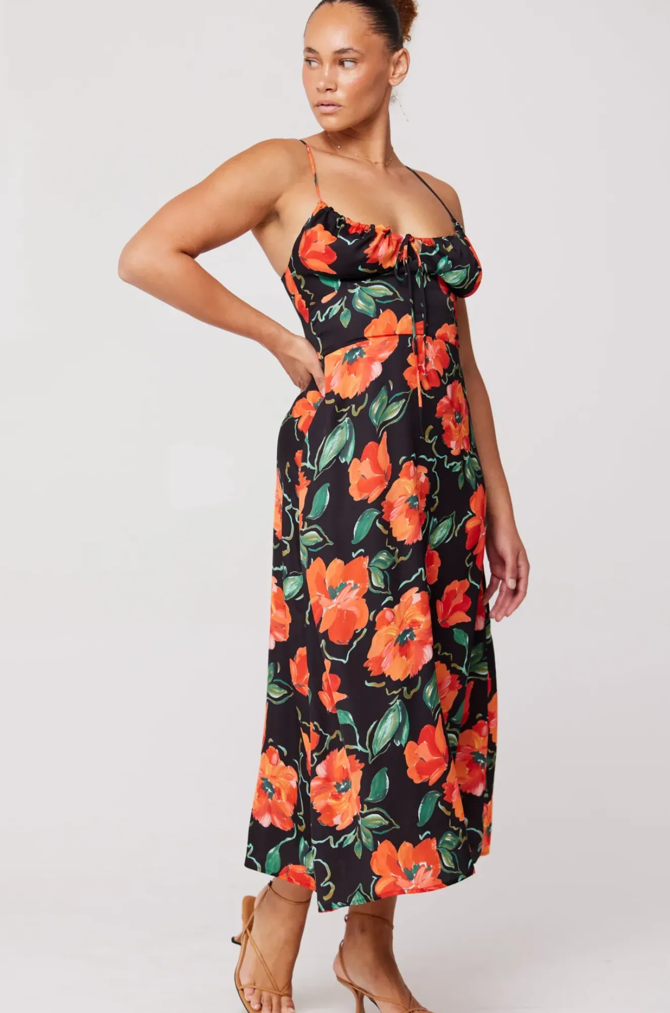 RESA Kaitlyn Midi In Poppy Discount