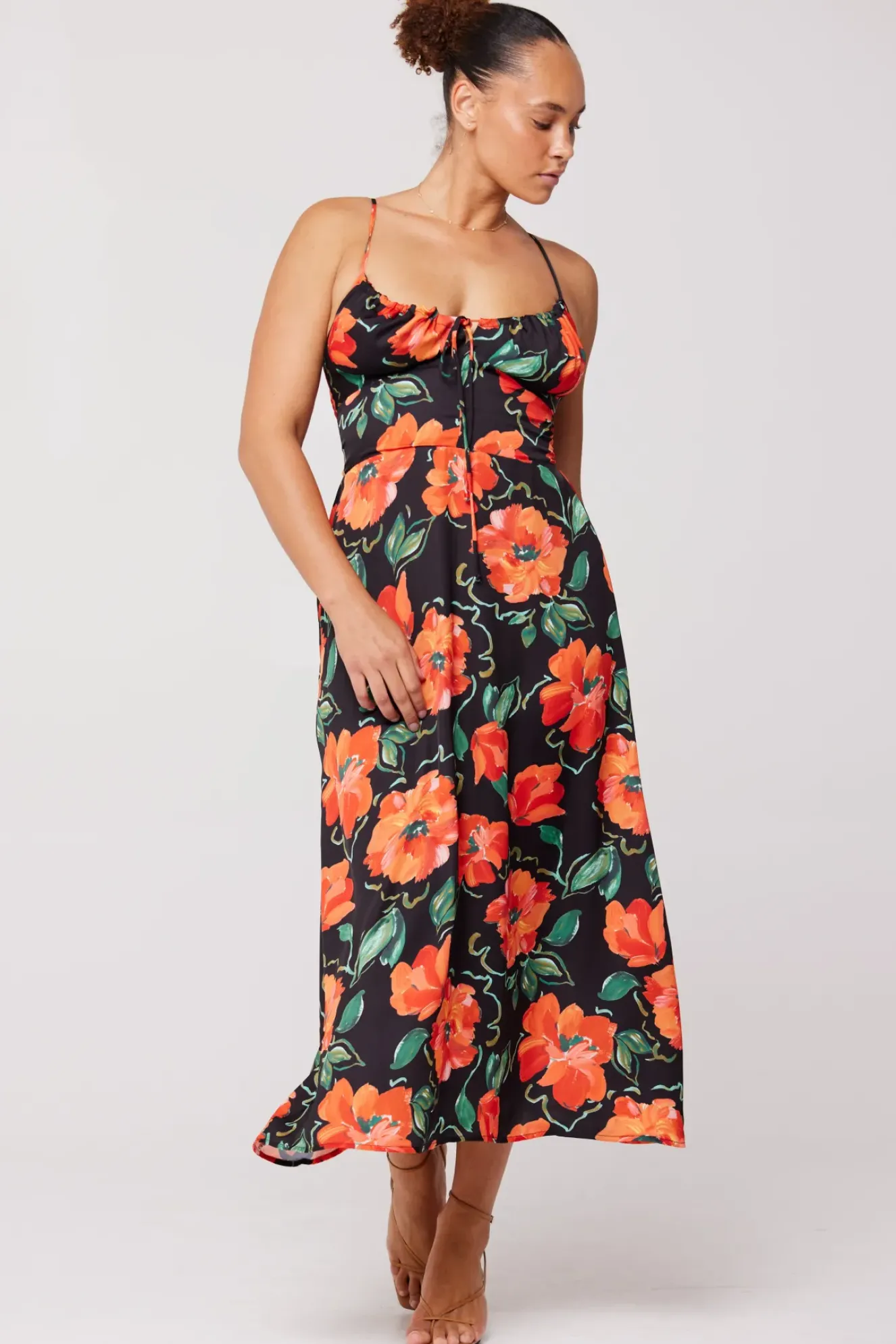 RESA Kaitlyn Midi In Poppy Discount