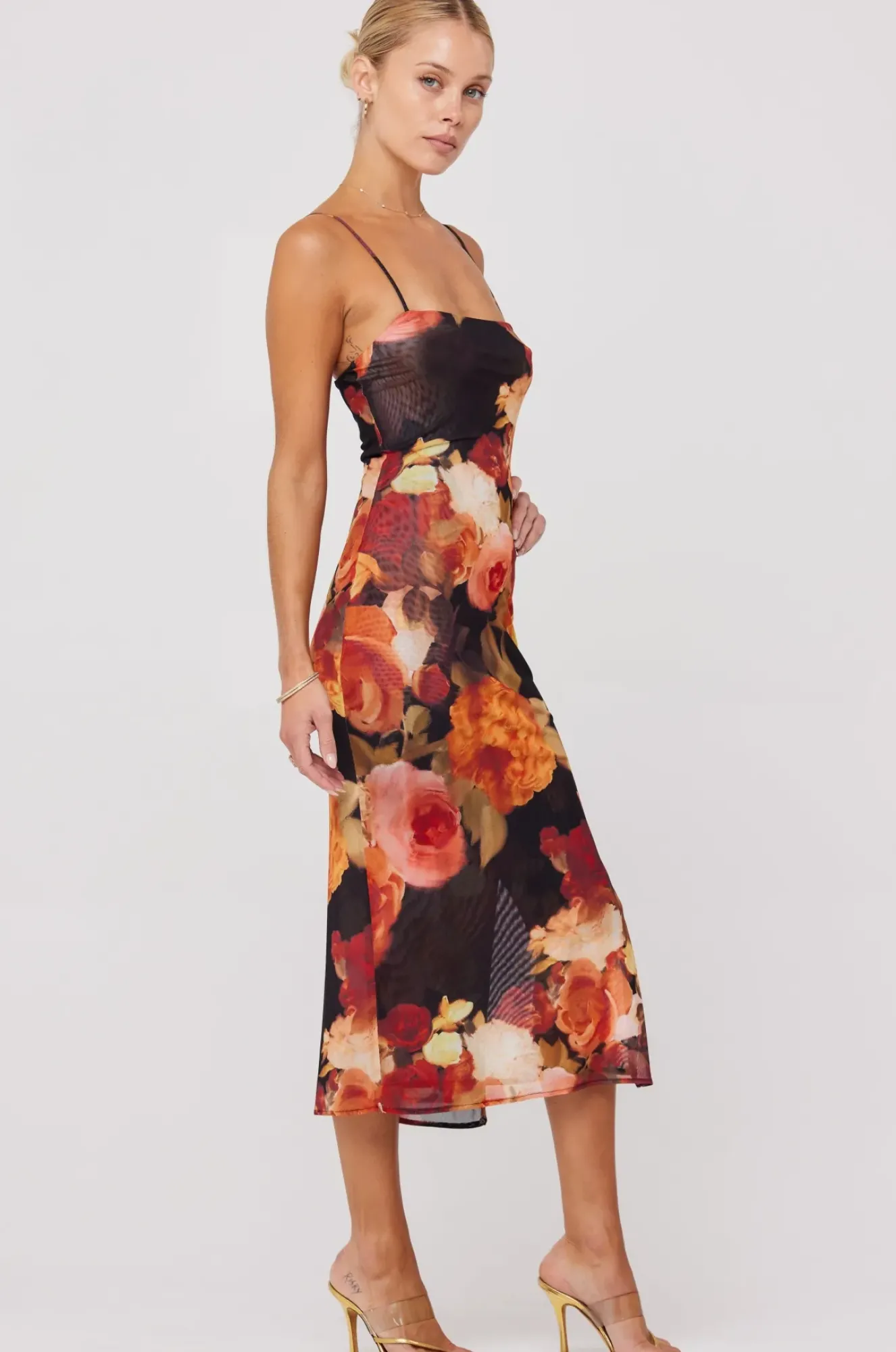 RESA Kiele Mesh Dress In Muse Flash Sale