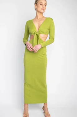 RESA Noelle Maxi In Lime Cheap