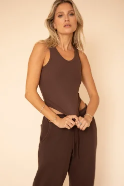 RESA Og Tank In Brown Fashion
