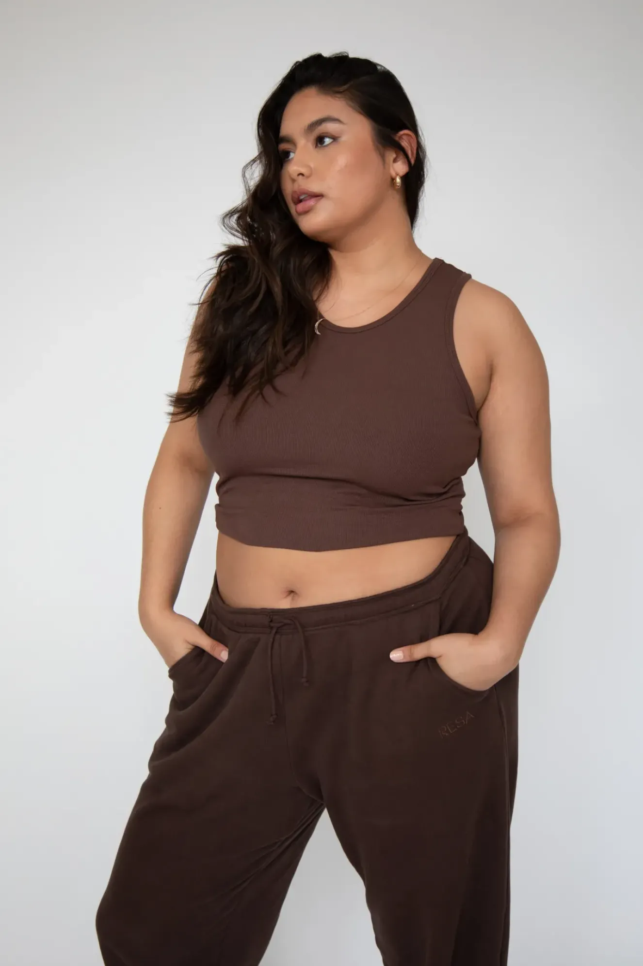 RESA Og Tank In Brown Fashion