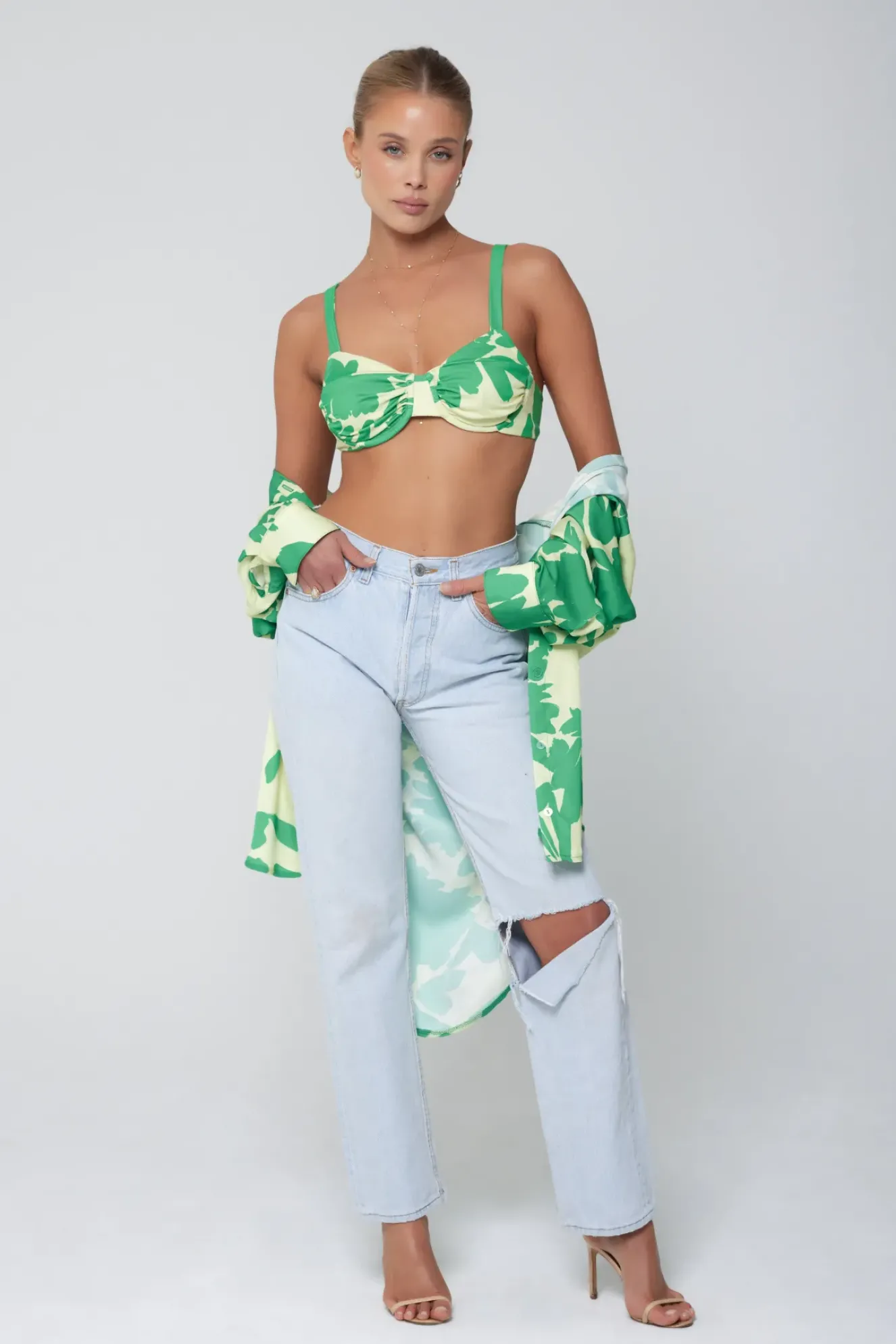 RESA Pepper Bra Top In Rico Hot
