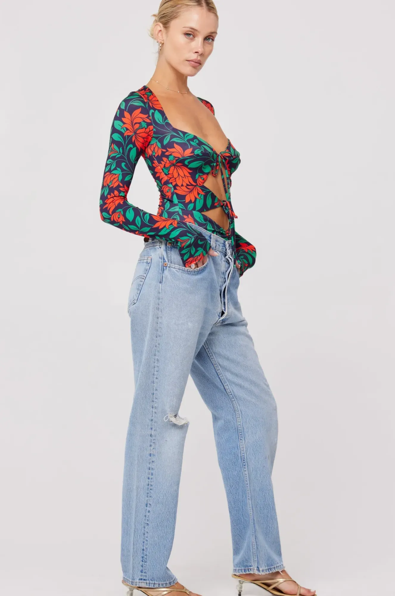 RESA Presley Bodysuit In Mistletoe Cheap