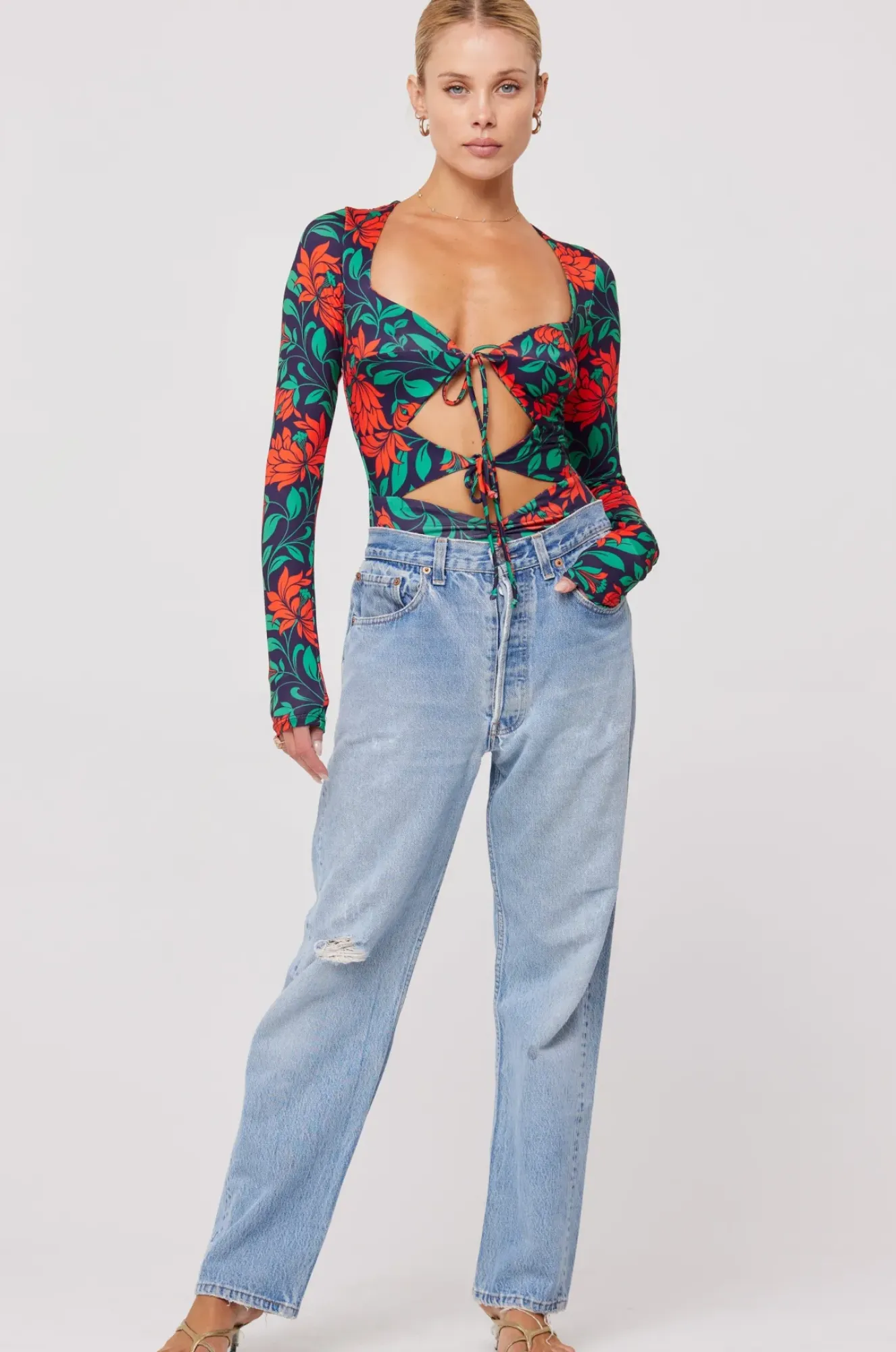 RESA Presley Bodysuit In Mistletoe Cheap
