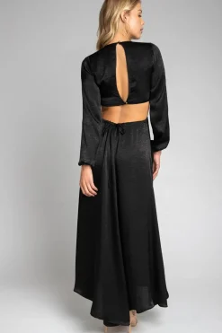 RESA Noelle Maxi Dress - Black Maxi Dress With Sleeves Store