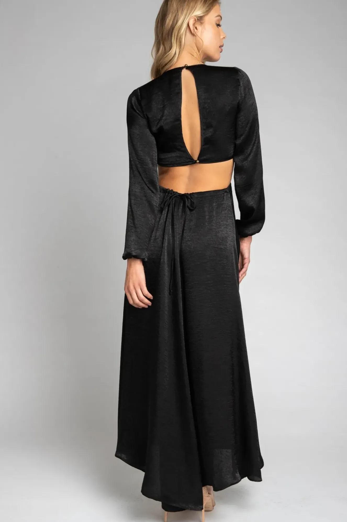 RESA Noelle Maxi Dress - Black Maxi Dress With Sleeves Store