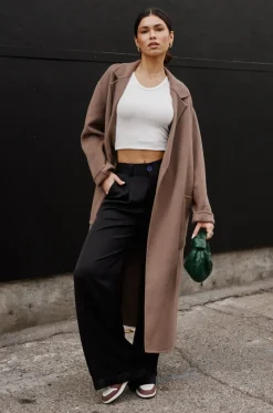 RESA Ryder Coat In Taupe Online