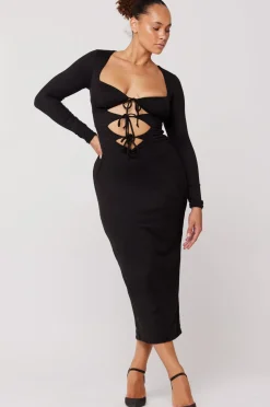 RESA Simone Dress In Black Hot