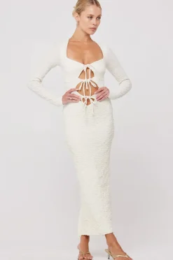RESA Simone Dress In Ivory Clearance