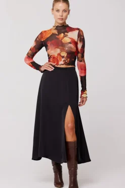 RESA Skatie Midi Skirt In Black Cheap