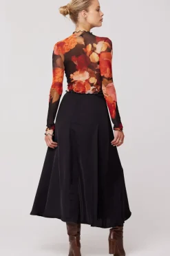RESA Skatie Midi Skirt In Black Cheap