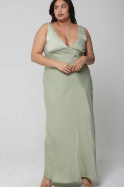 RESA Violet Maxi In Sage Fashion