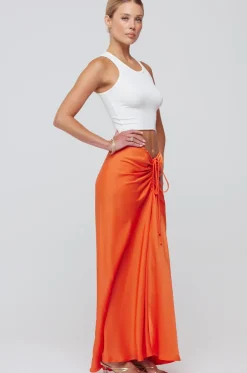 RESA Ziggy Skirt In Papaya Clearance